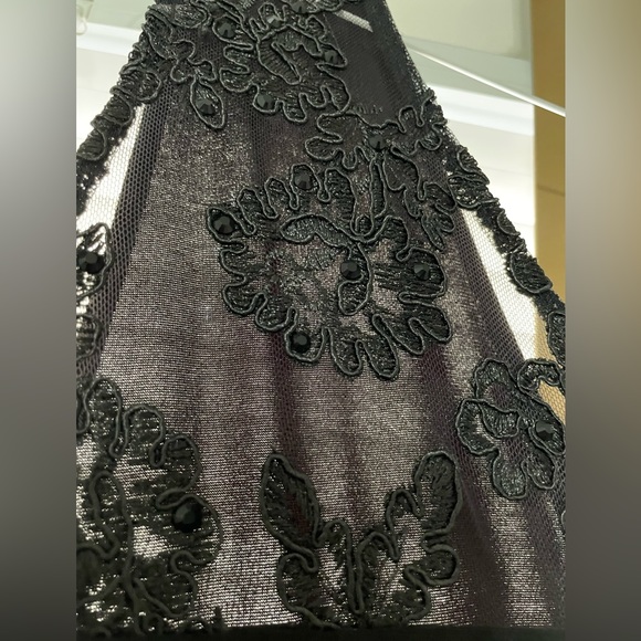 KARL LAGERFELD Paris illusion black dress size 12 NWT - Picture 3 of 3